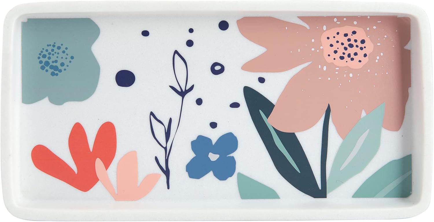 Allure Home Creation Summer 4-Piece Flora Bath Set