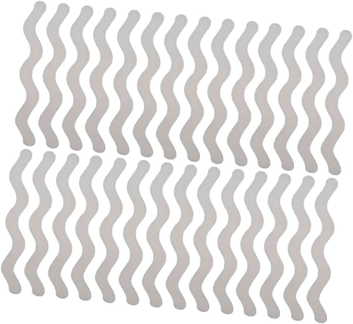 48Pcs S-Shape Slip Bathtub Stickers Non-Slip Safety Bath Decals