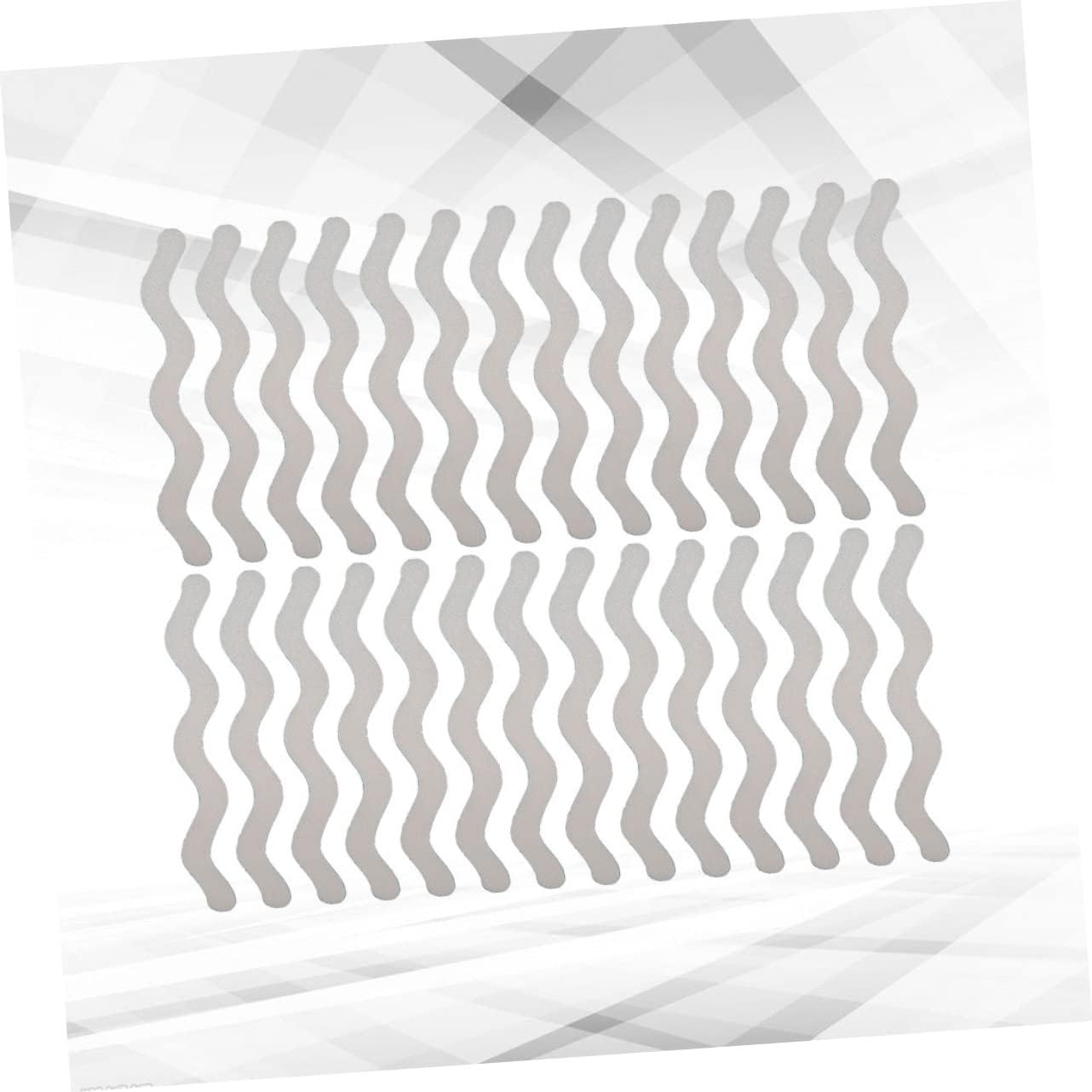 Healify 48Pcs Slip-Resistant S-Shaped Bath Stickers Non-Slip in Bathroom
