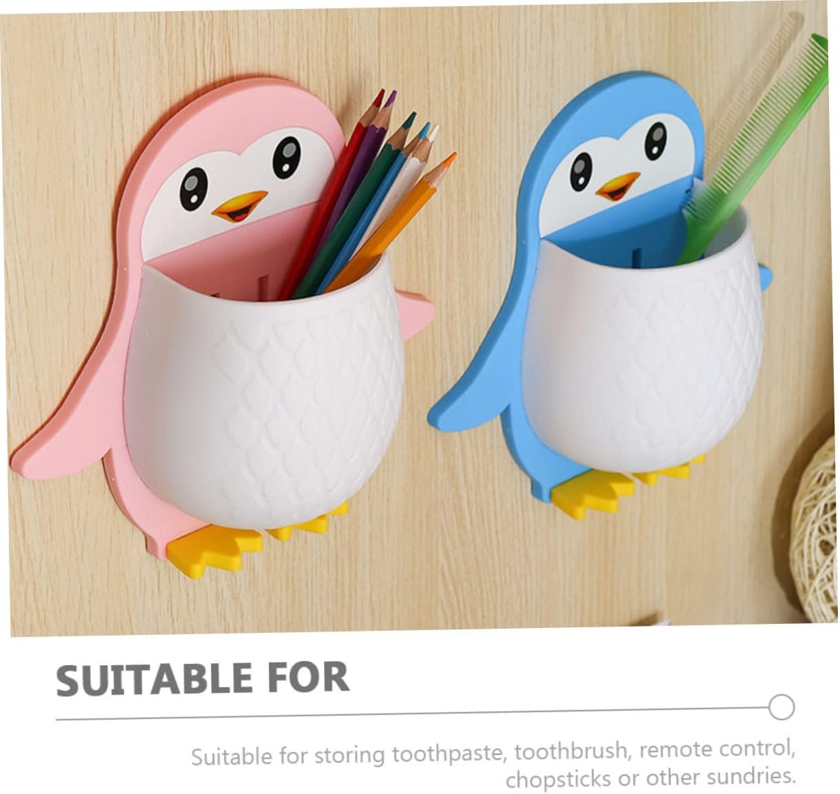 Penguin Wall Storage Box for Remote Controls More