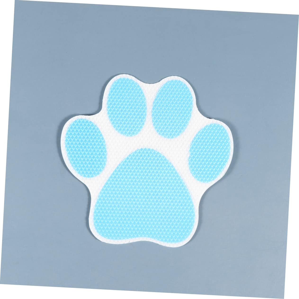 Mobestech 20-Piece Cartoon Dog Footprint Slip Sticker Set for Bathtub Safety
