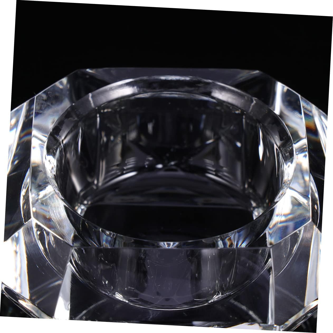 Glowing Crystal Candle Holder