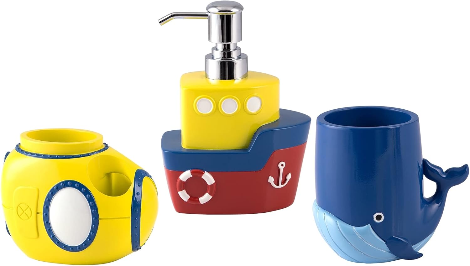 Submarine Traverse Set 3 Essential Accessories for fun Bath Time