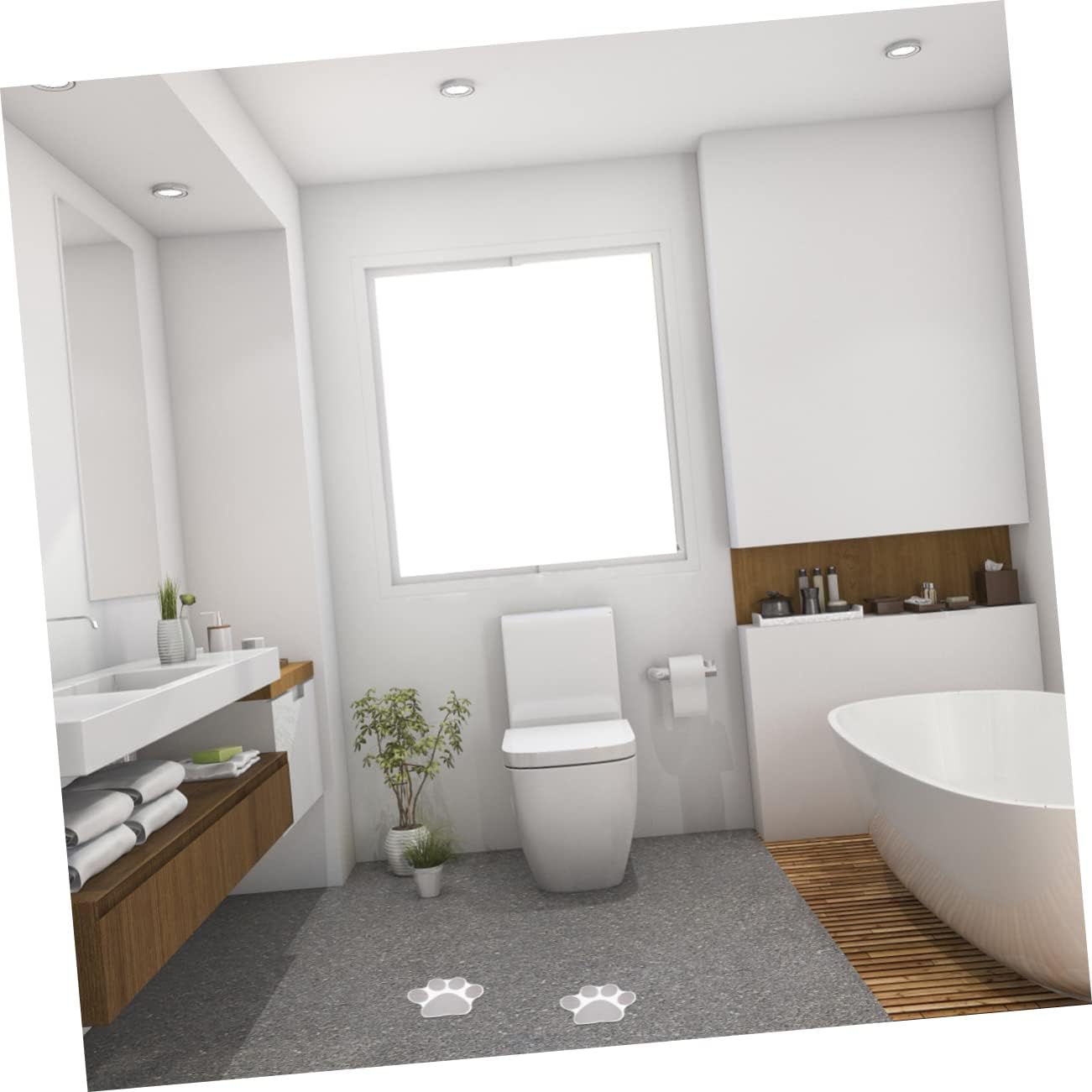 10pk Self-Adhesive Slip Resistant Bath Sticker Animal Decals for Ban