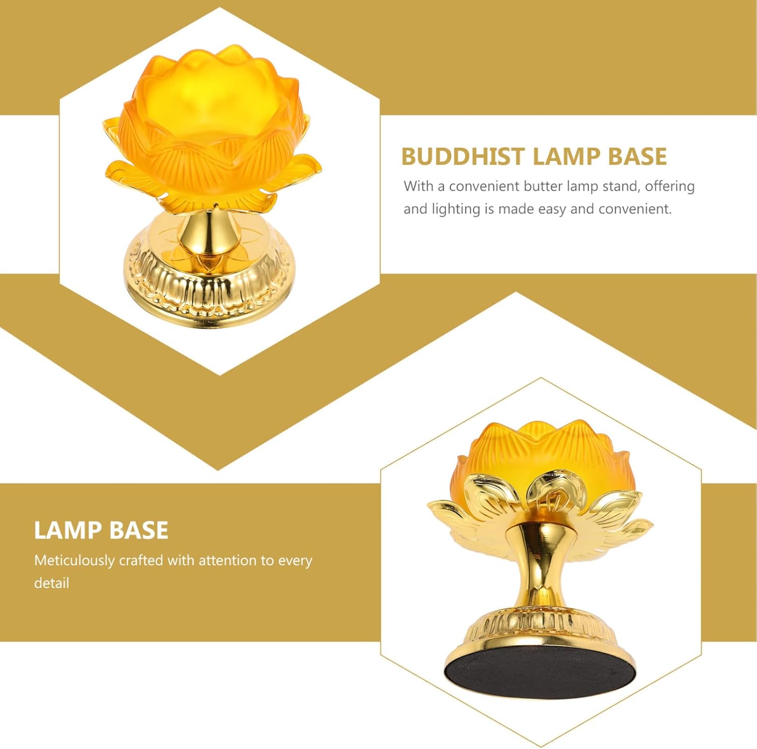 Elegant Buddhist Candle Holder