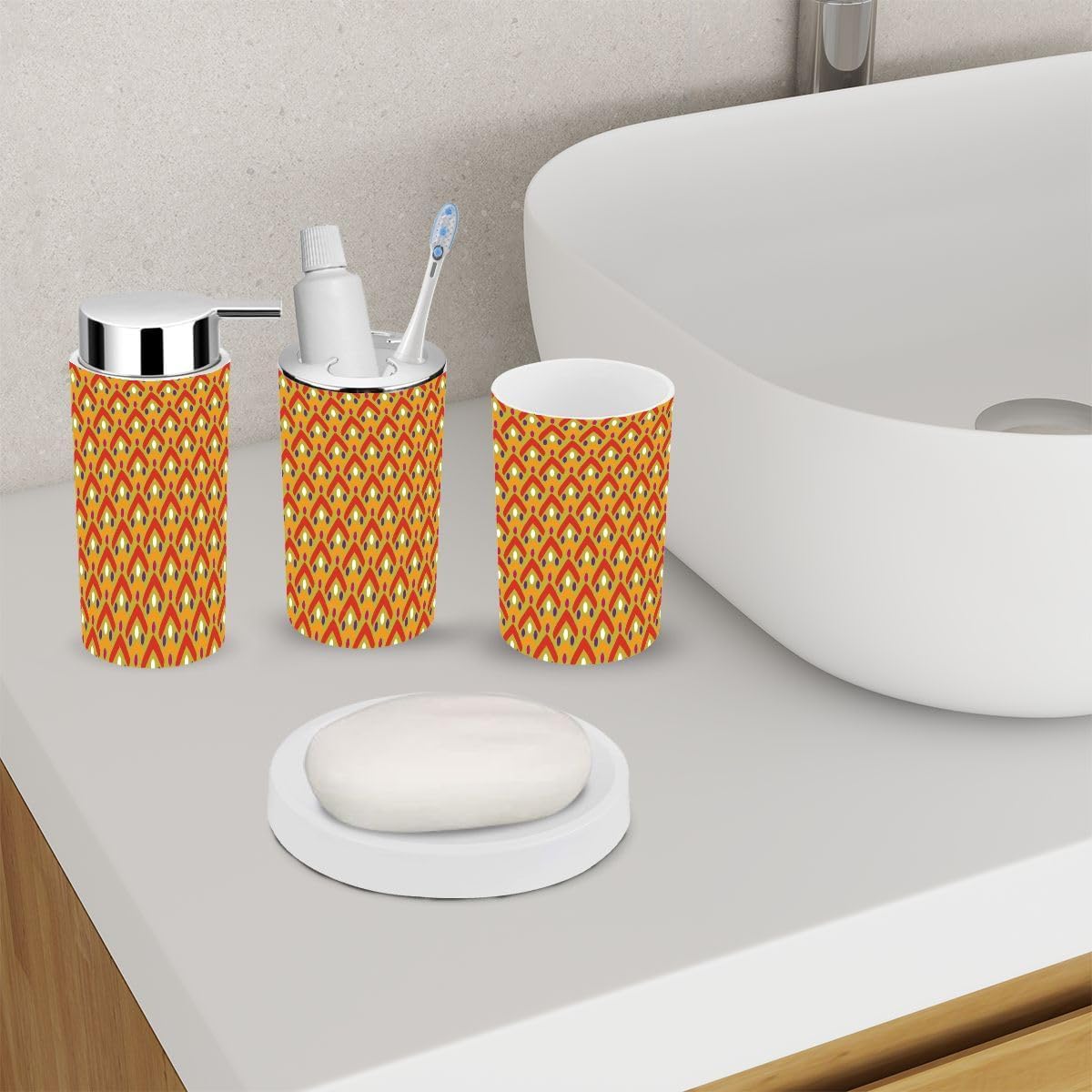 Stylish Bath Accessory Set by XNGJEMVWXO