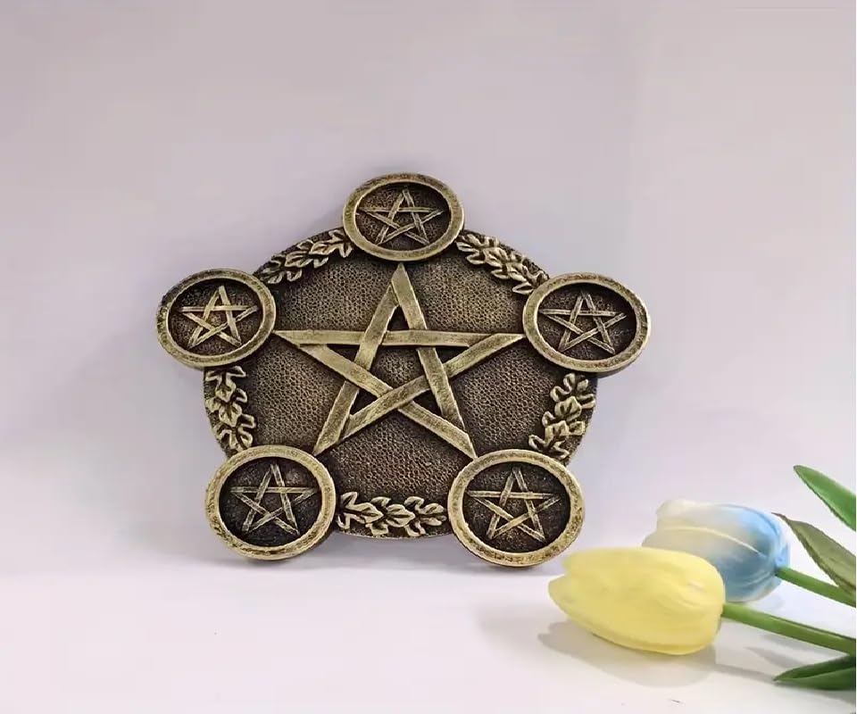Enchantment Star Candle Holder for Altar Wiccan Use