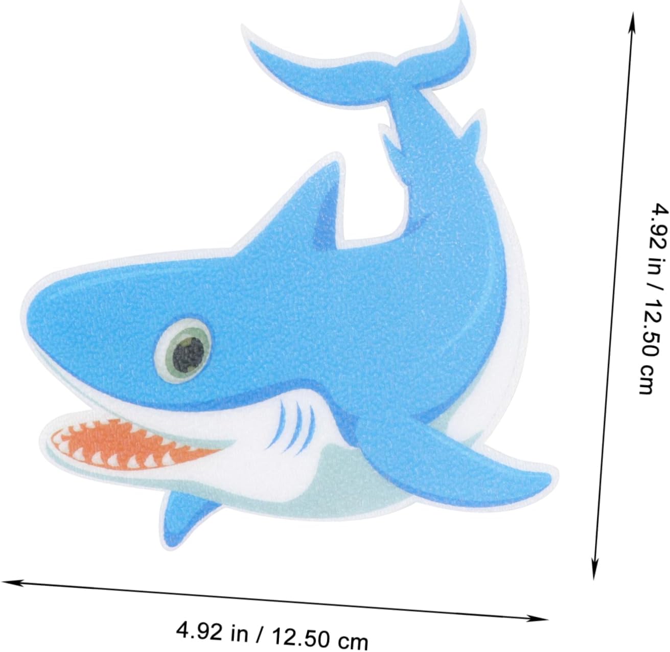 LIFKICH Shark Shape Adhesive Bathroom Sticker Set