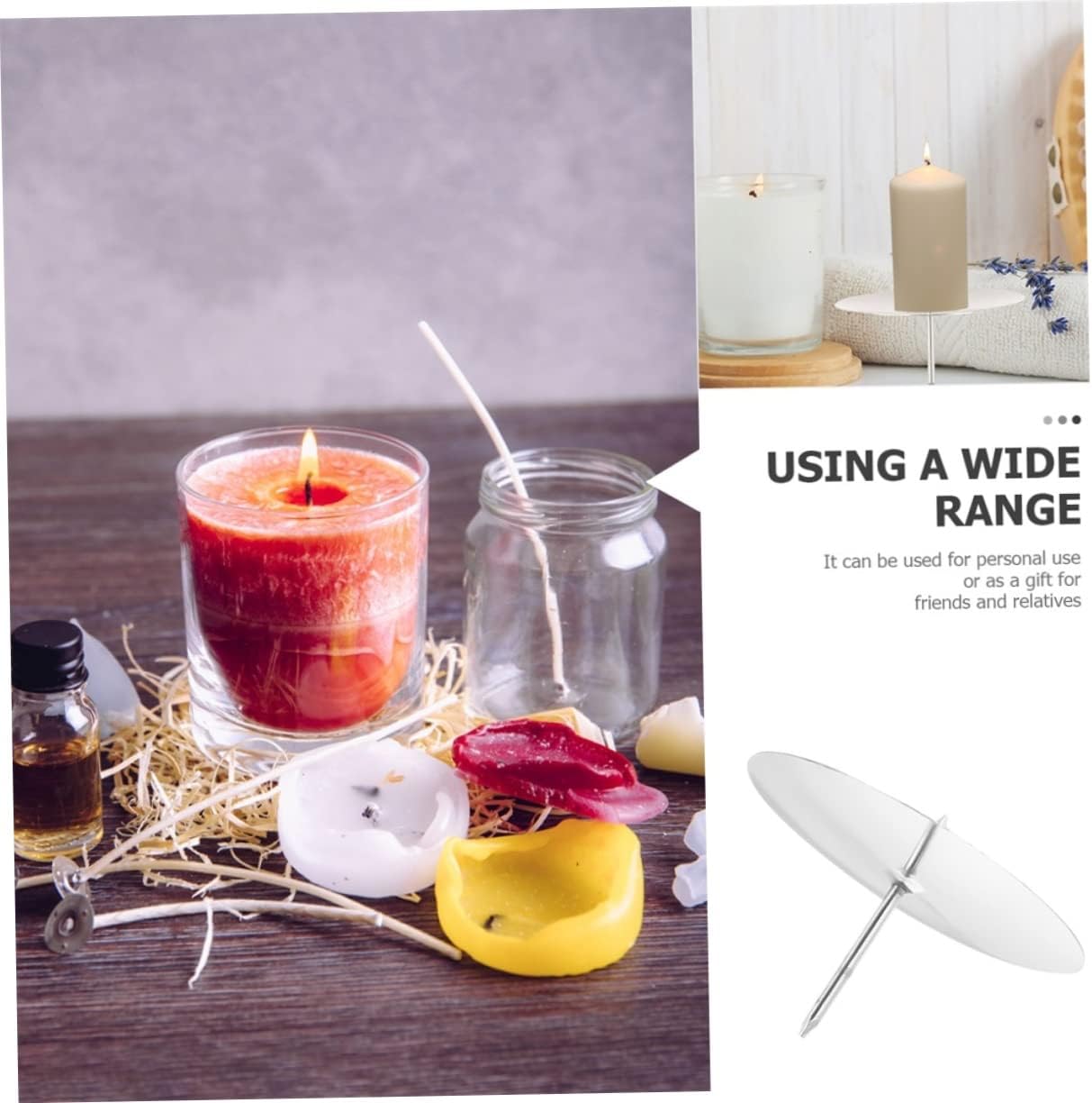 20-Piece Metal Candle Holders for Festive Decorations