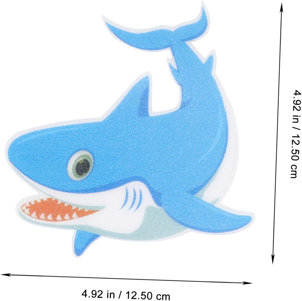 LIFKOME Shark Sticker Set for Bath Tub Non Slip Peva Frosted Decals