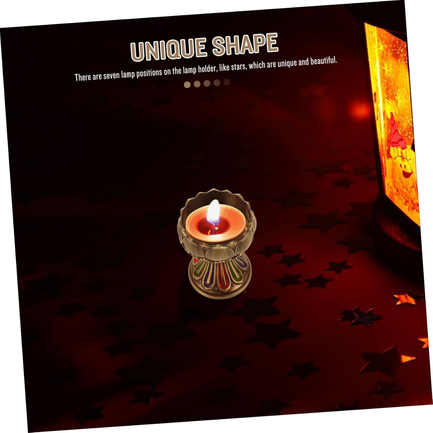 Elegant Buddhist Altar Candle Holder