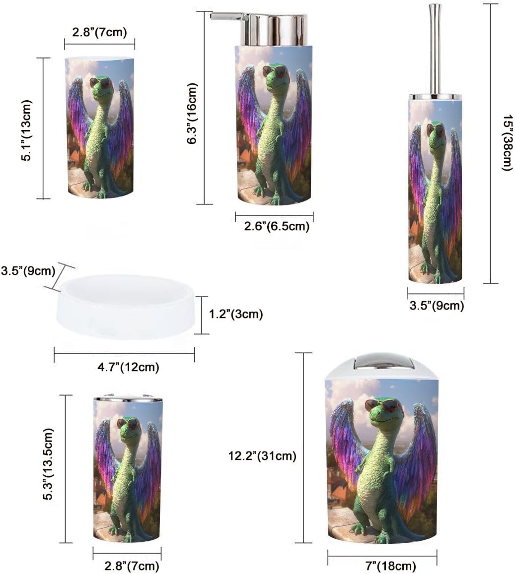 Unique Fun Enumeration Bathroom Accessories Set for Kids