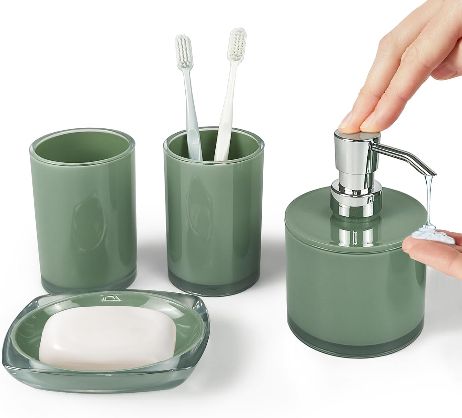 Thickened Bathroom Accessories Set 4-Piece