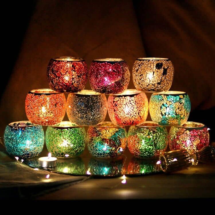 ZHAOHAI Mosaic Candle Holder
