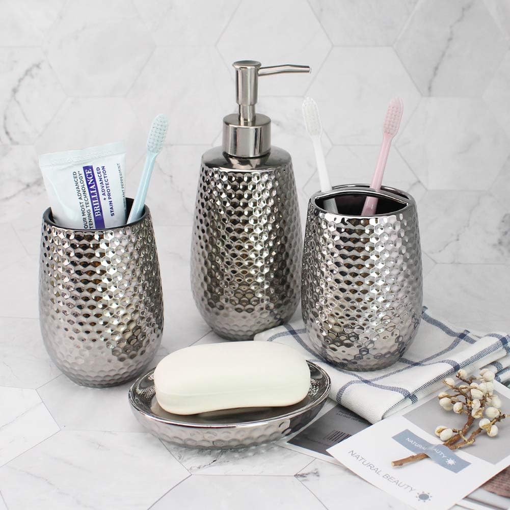 Stylish Moroccan Bathroom Accessory Set