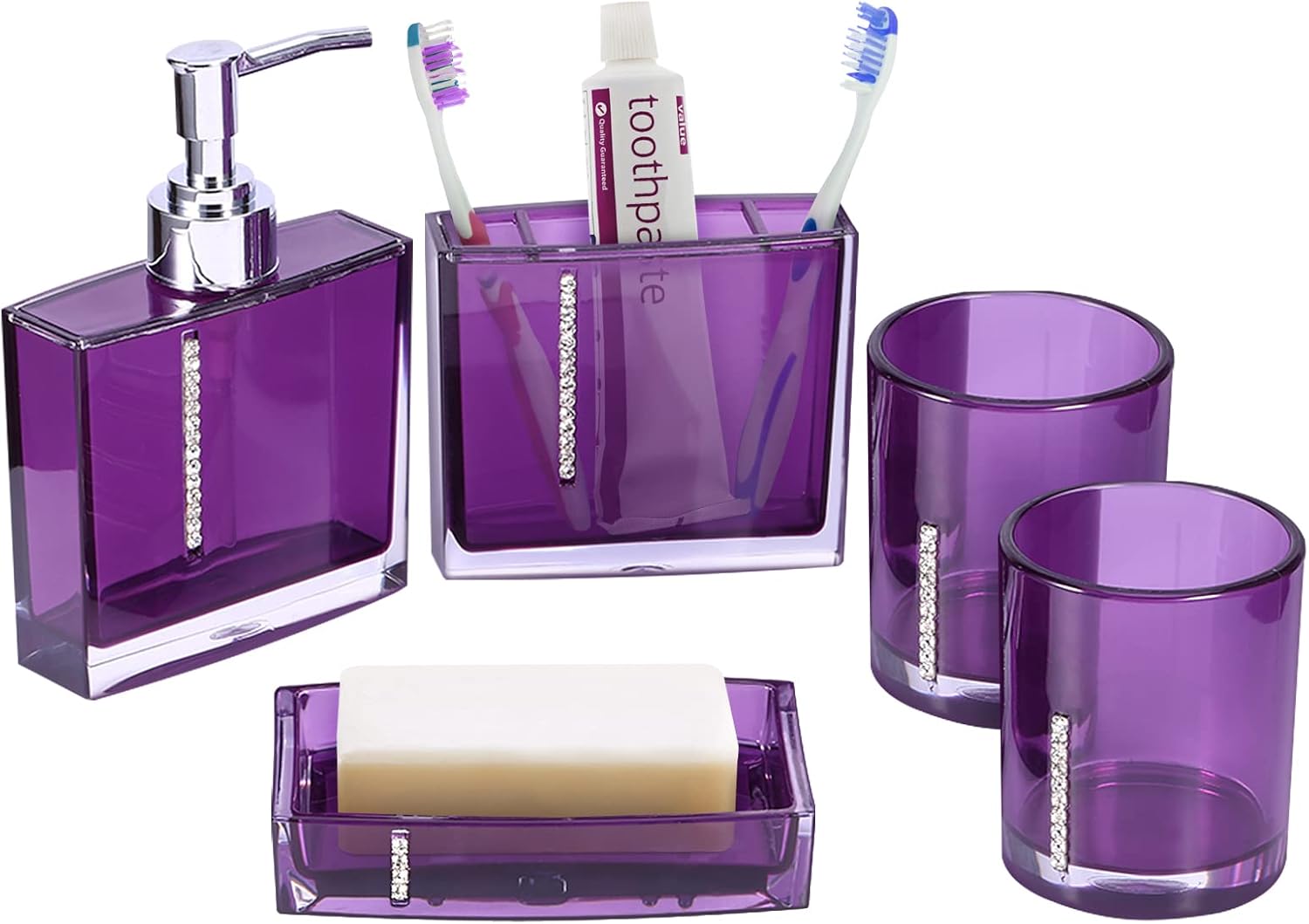 Estink 5-Piece Bathroom Accessory Set for Luxury Washrooms