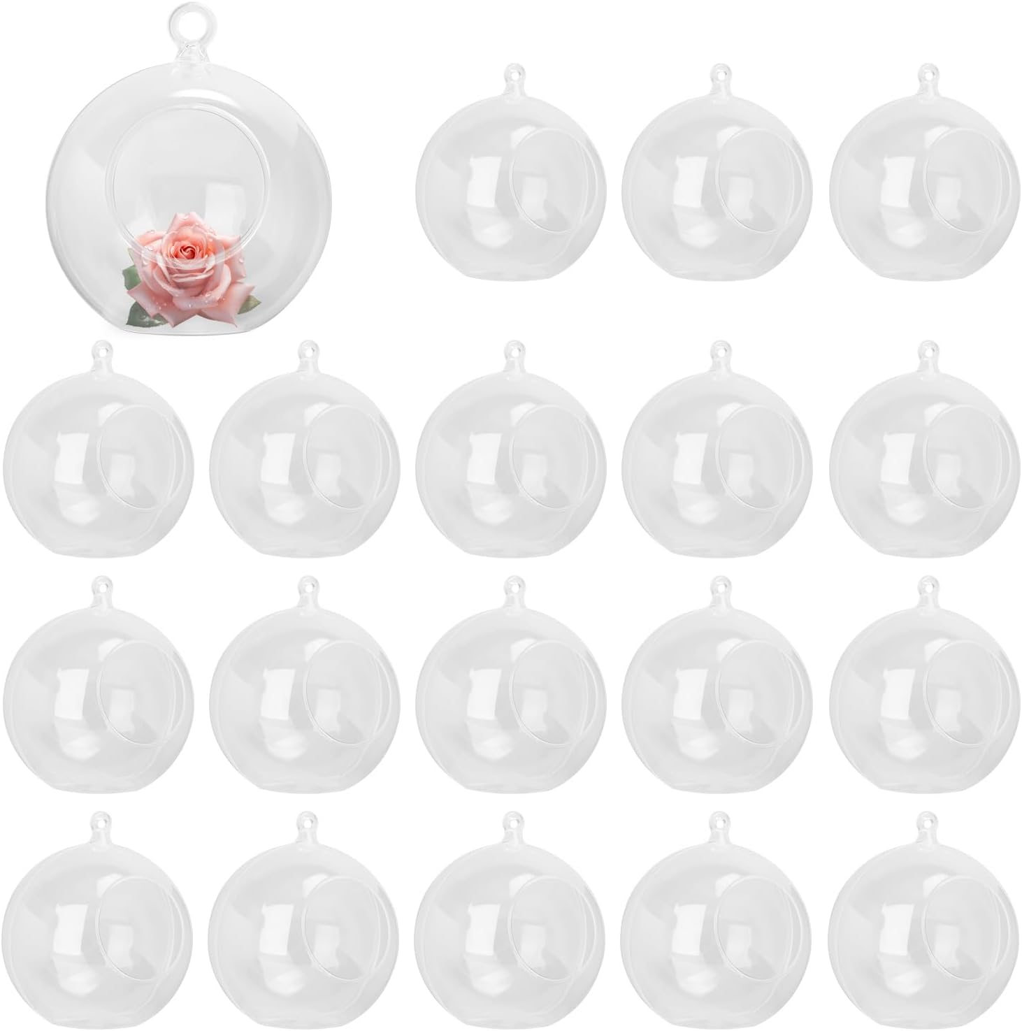 20 Piece Set of 472 inch Glass Globes