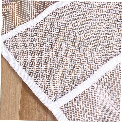 IMIKEYA Multifunctional Mesh Storage Bag with Strong Hooks for Bathroom Organization
