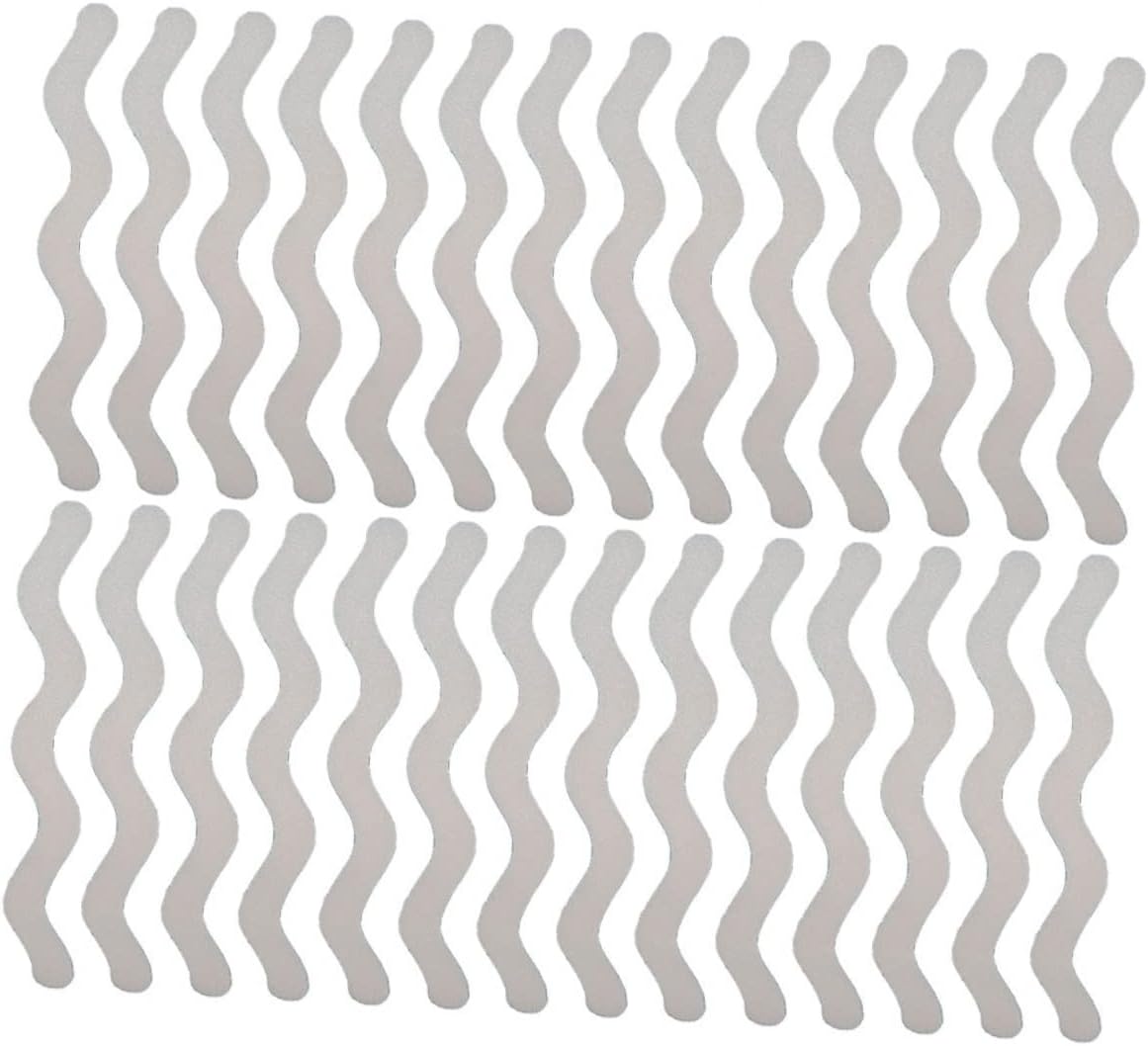 48Pcs S-Shape Slip Bathtub Stickers Non-Slip Safety Bath Decals