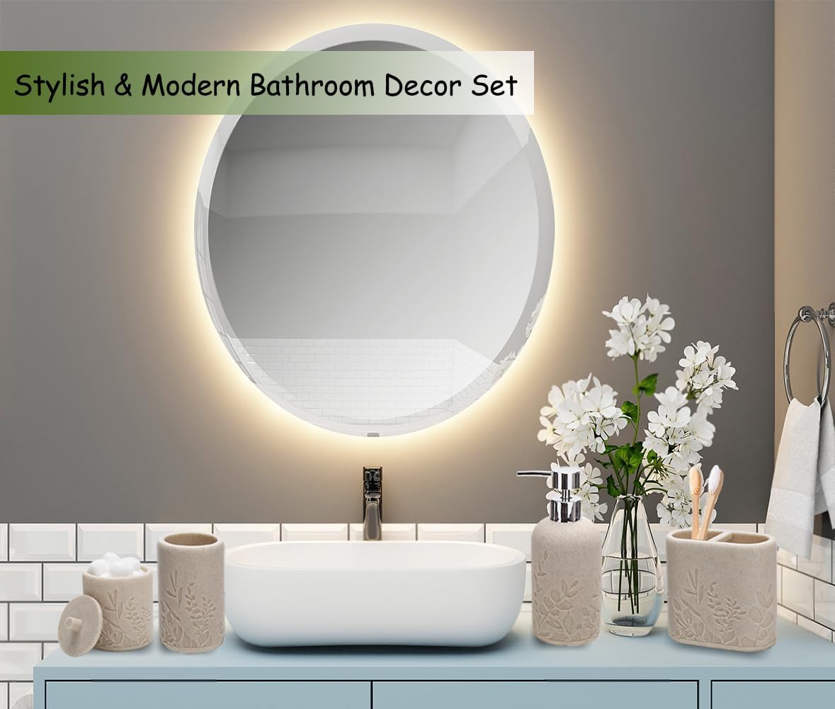 Sturdy Resin Bathroom Set 4PCS