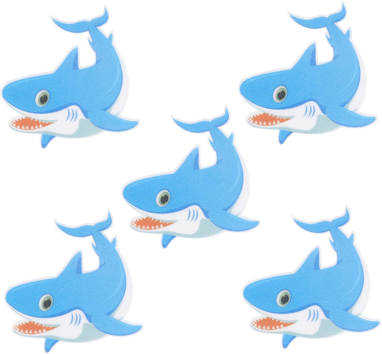 Mobestech Peva Shark Sticker Non-Slip Safety Strip for Bathroom Kitchen Pool