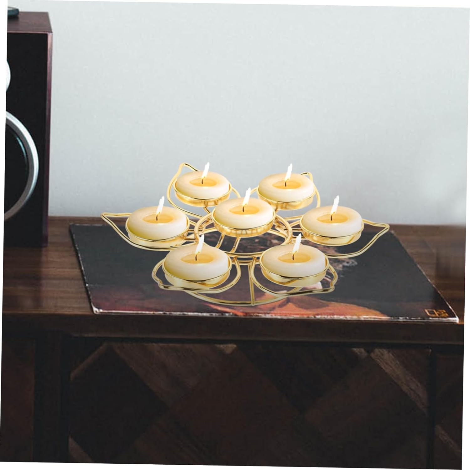 Modern Lotus Candle Holder for Home Religious Use