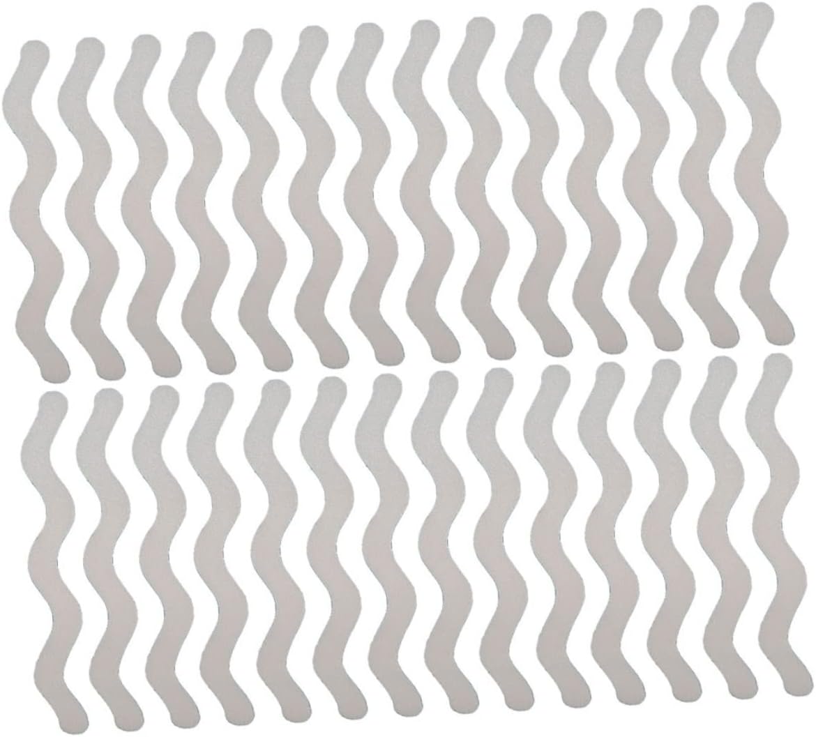 48-Piece Safety Slip S-Shape Stickers for Safe Bathtime