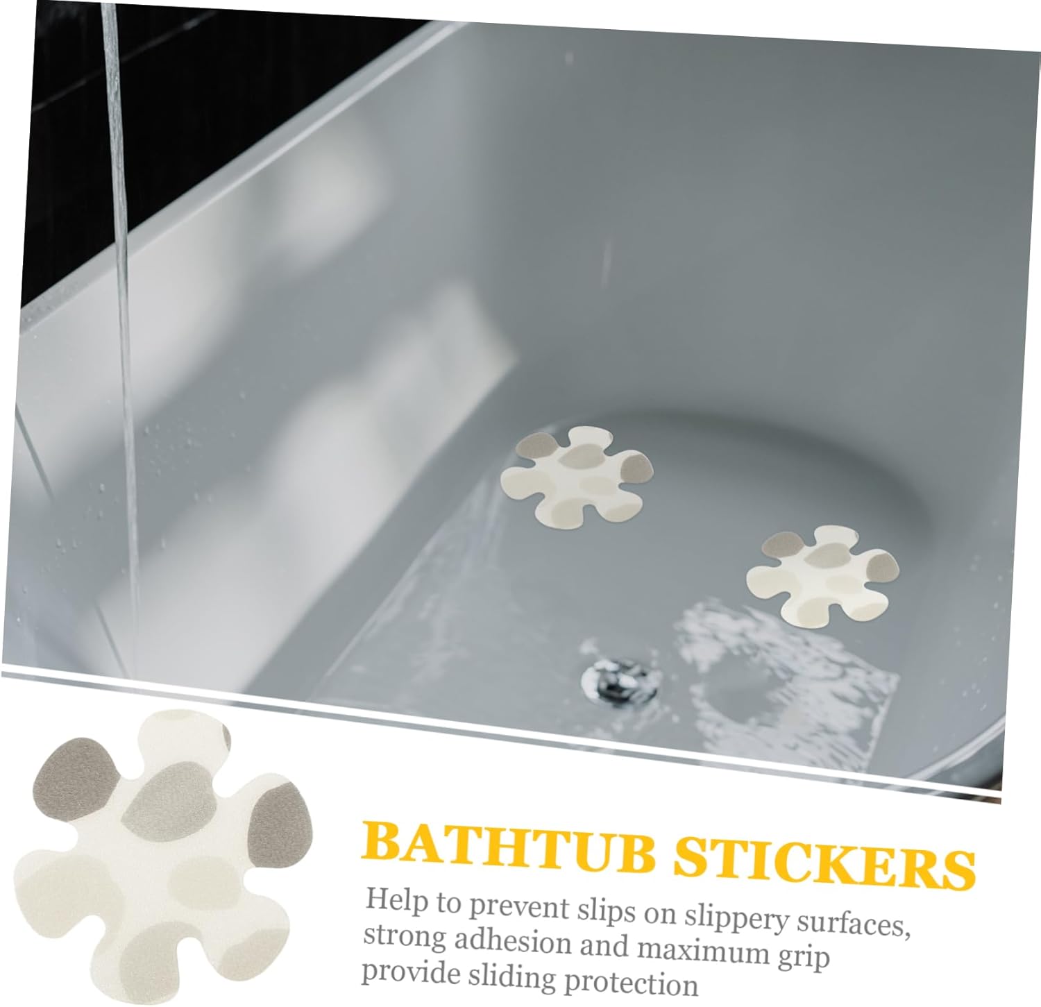 Fashionable Cartoon Flower Bathtub Non-Slip Sticker