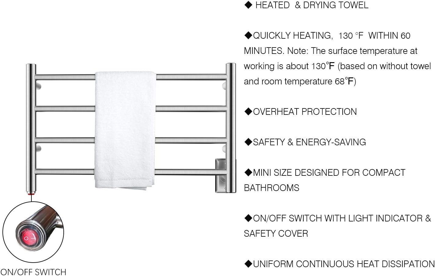 Chic Efficient Towel Warmer