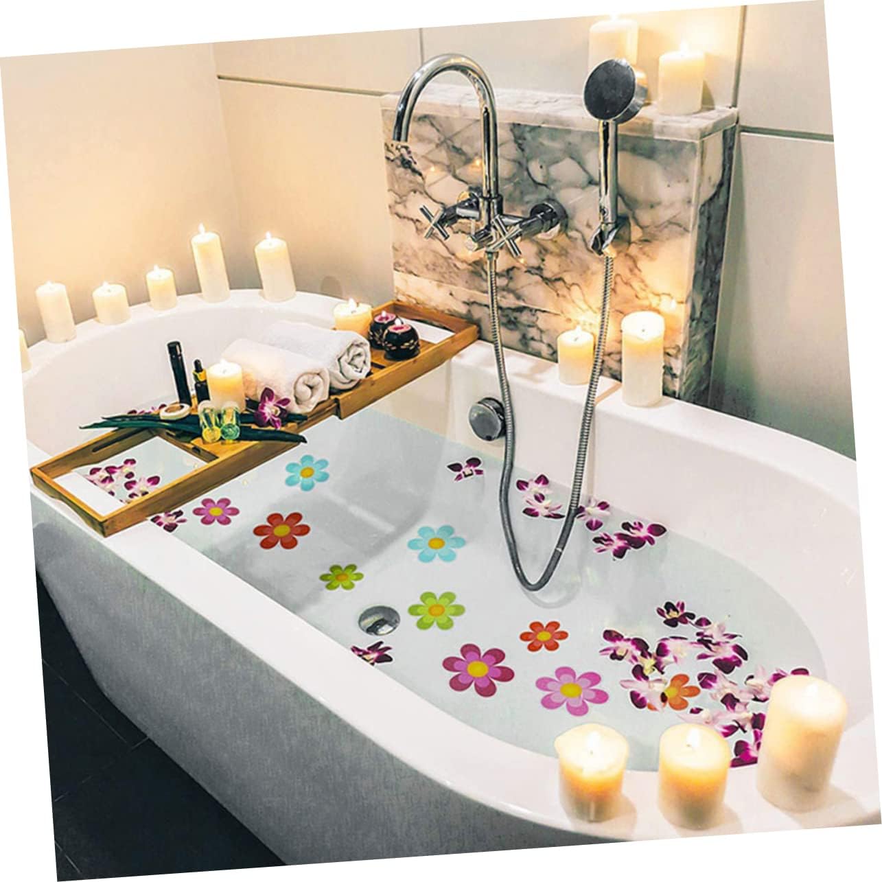 MAGICLULU 14 Piece Bathtub Skid Preventing Sticker Set