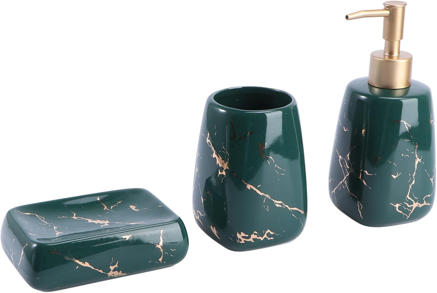 SOLUSTRE 3Pcs Bathroom Accessory Set