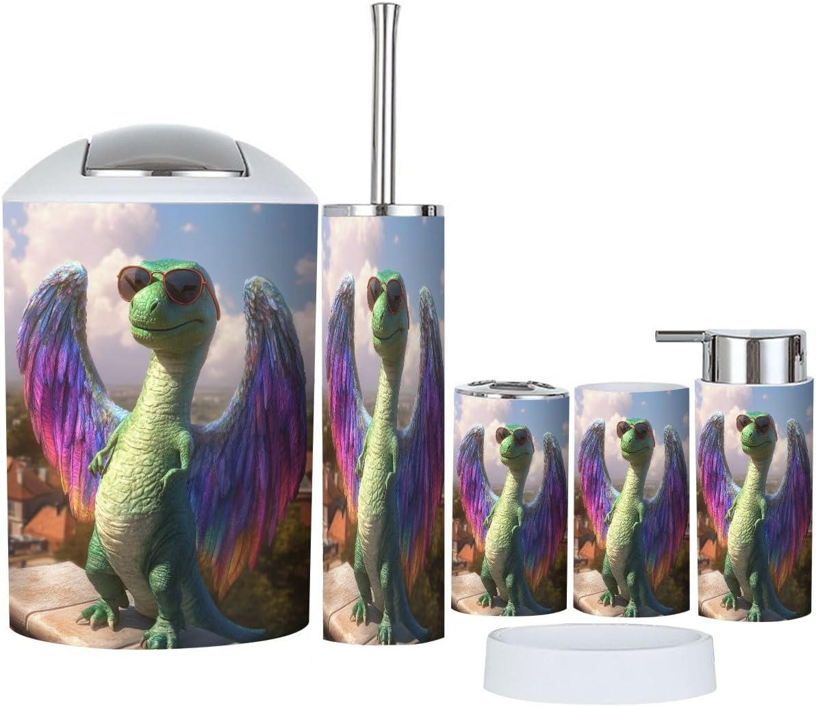 Unique Fun Enumeration Bathroom Accessories Set for Kids