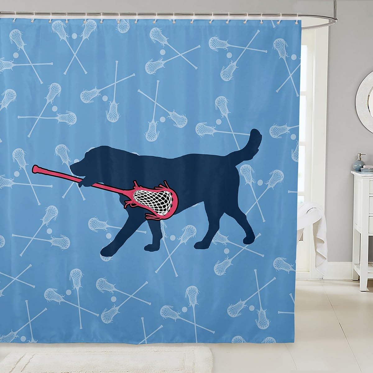 Feelyou Lacrosse Shower Curtain 72x72