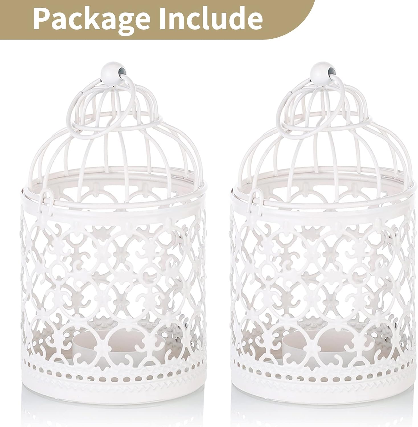 2-Piece Tealight Lantern Holders
