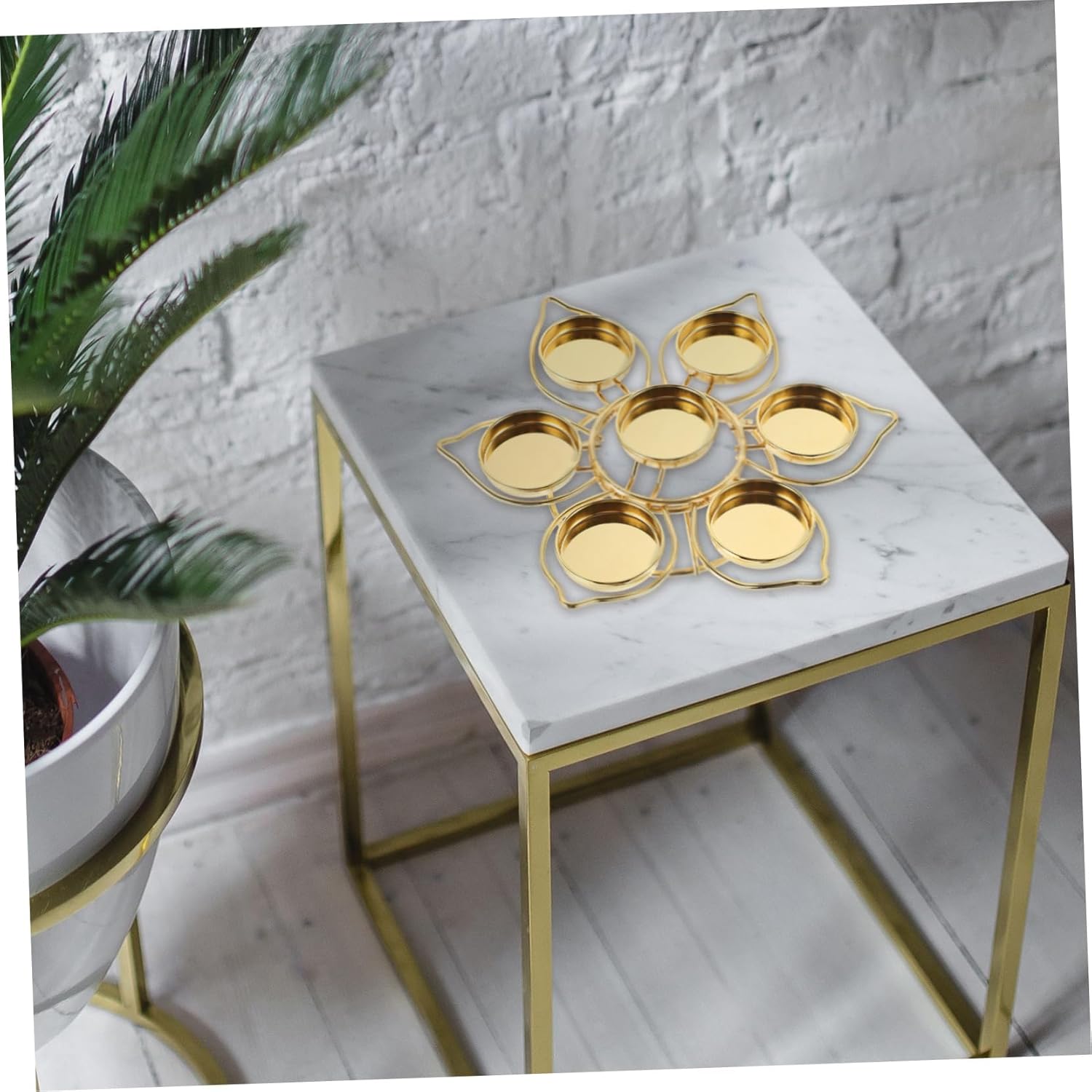 Modern Lotus Candle Holder for Home Religious Use