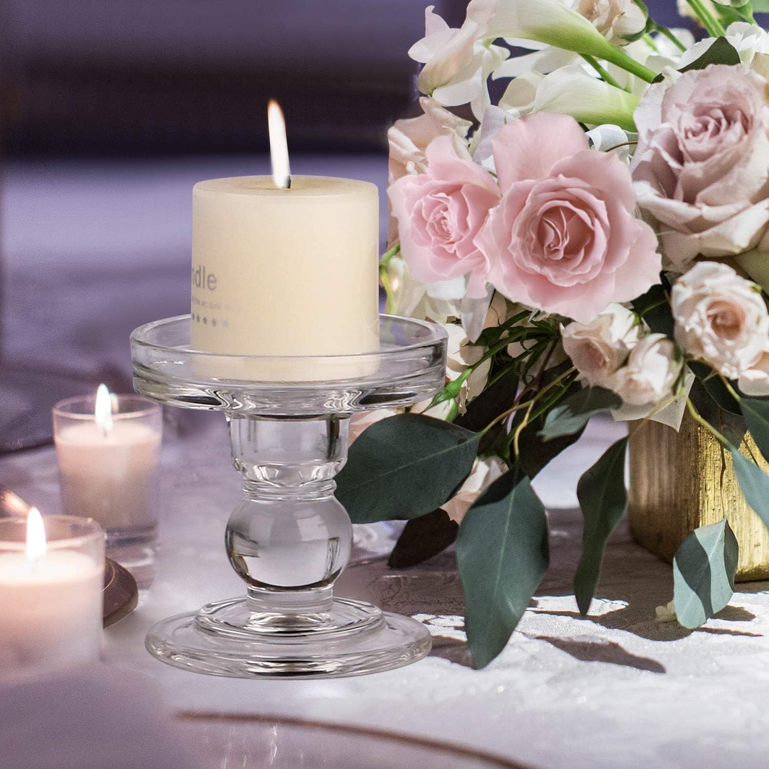 Perfectly Balanced Crystal Candle Holders