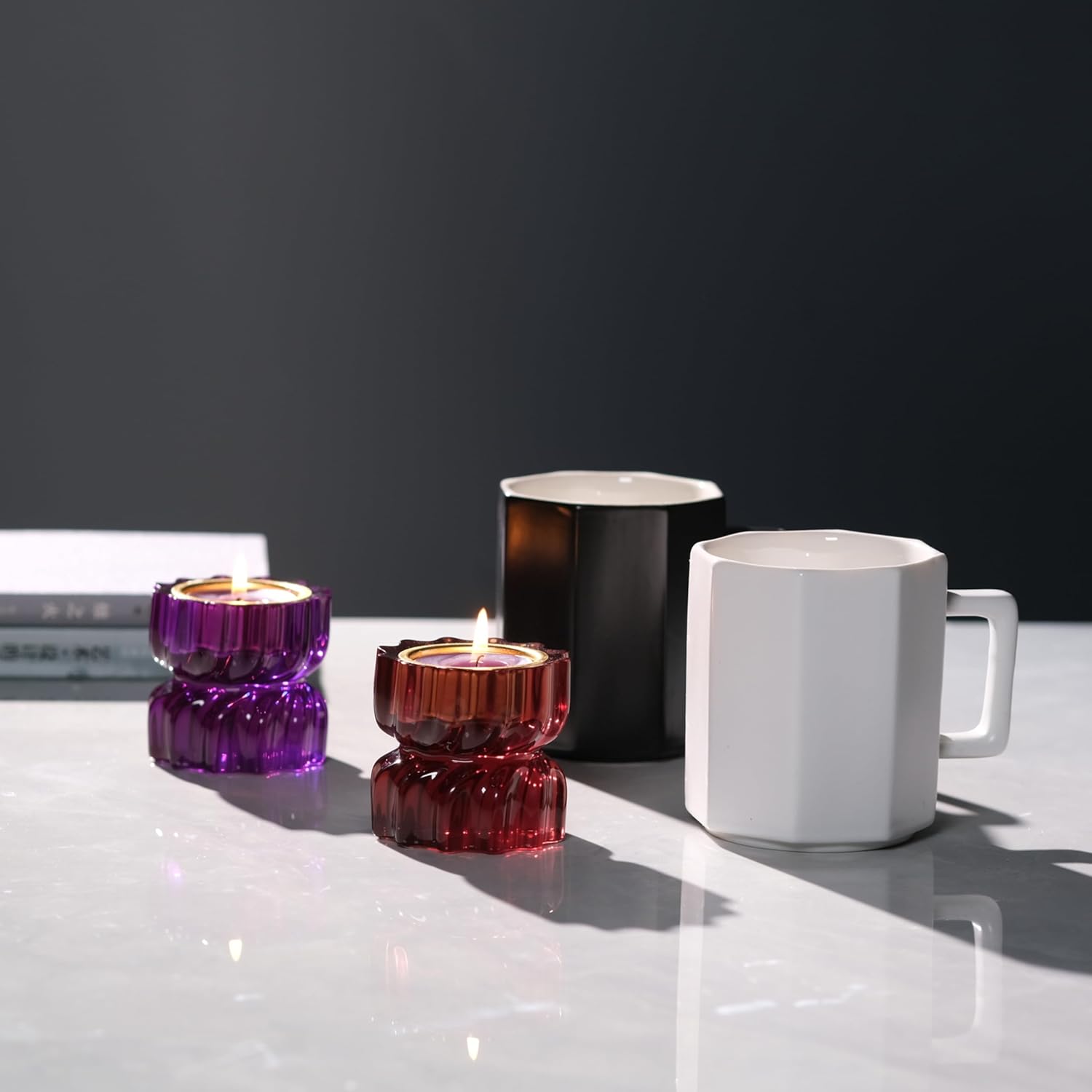 Twizzle Twist Tealight Holder Set of 2