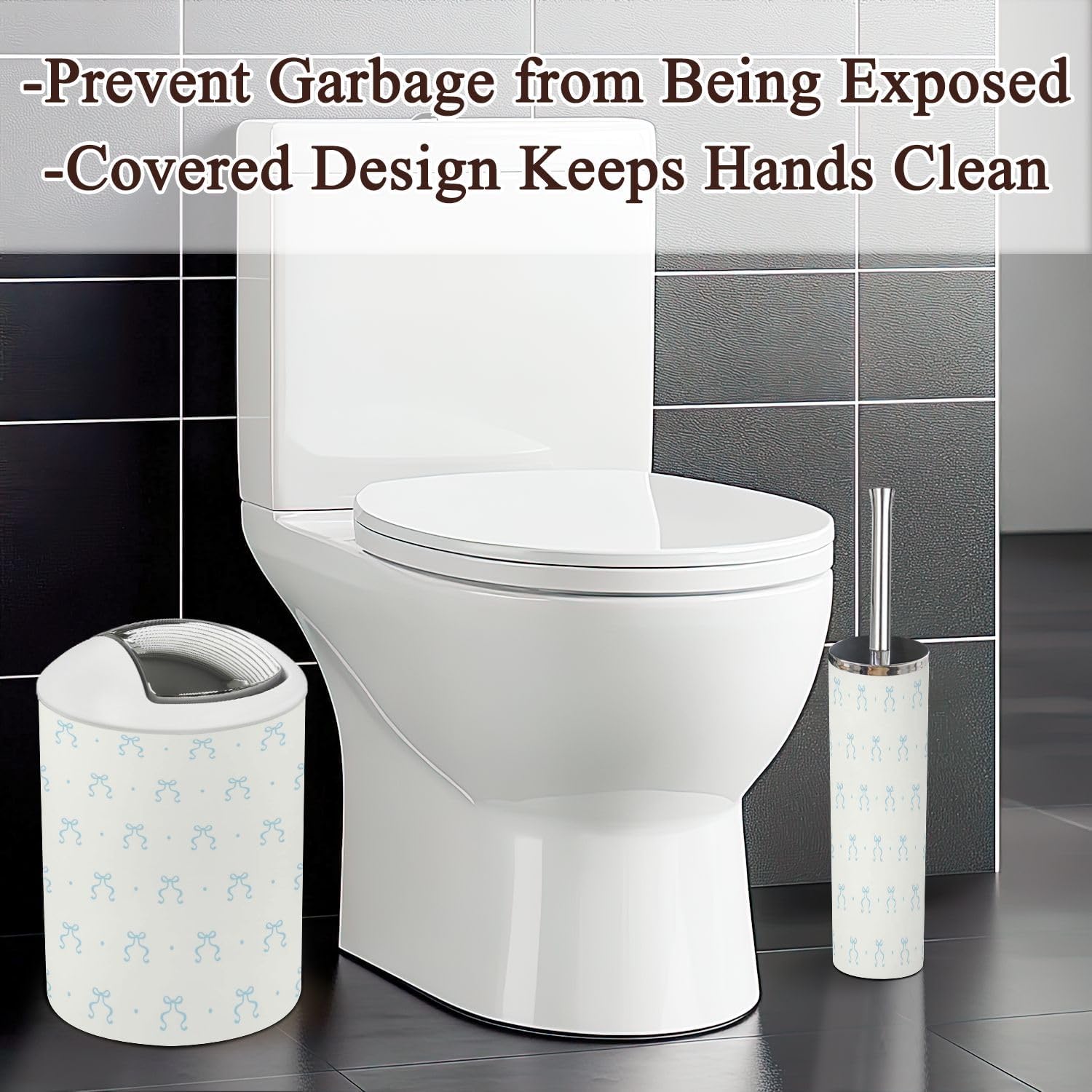 JBNJANK Bathroom Accessories Set Durable Design Weightless Modern Aesthetic