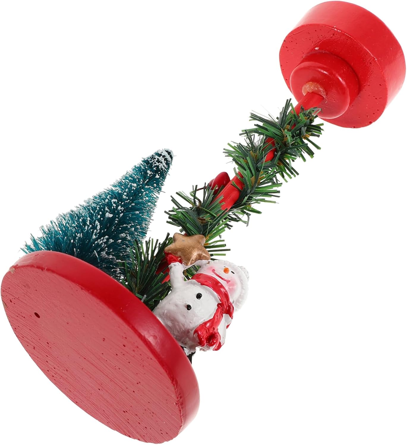 _Christmas Snowman Candle Holder_