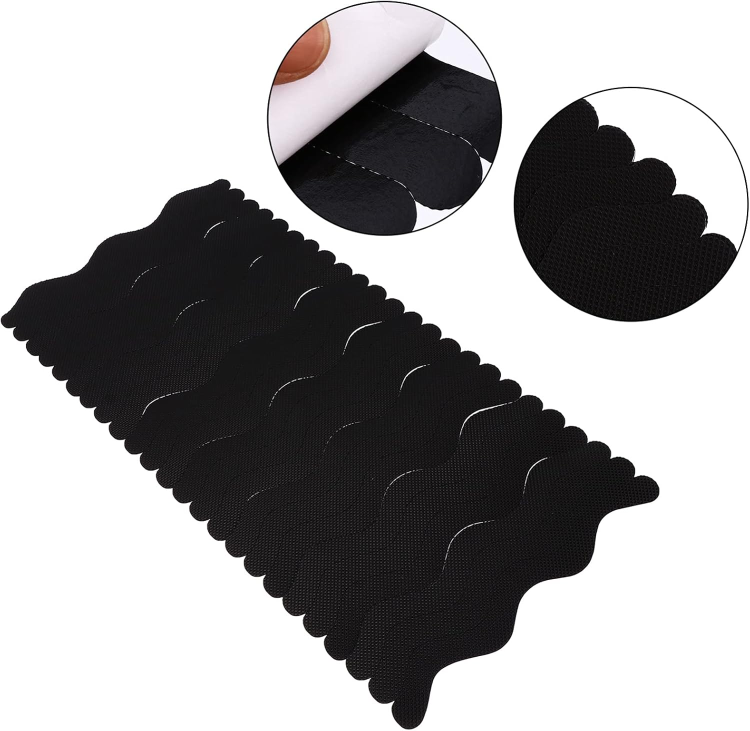WOONEKY 24PCS Non-Slip Bath Stickers Set