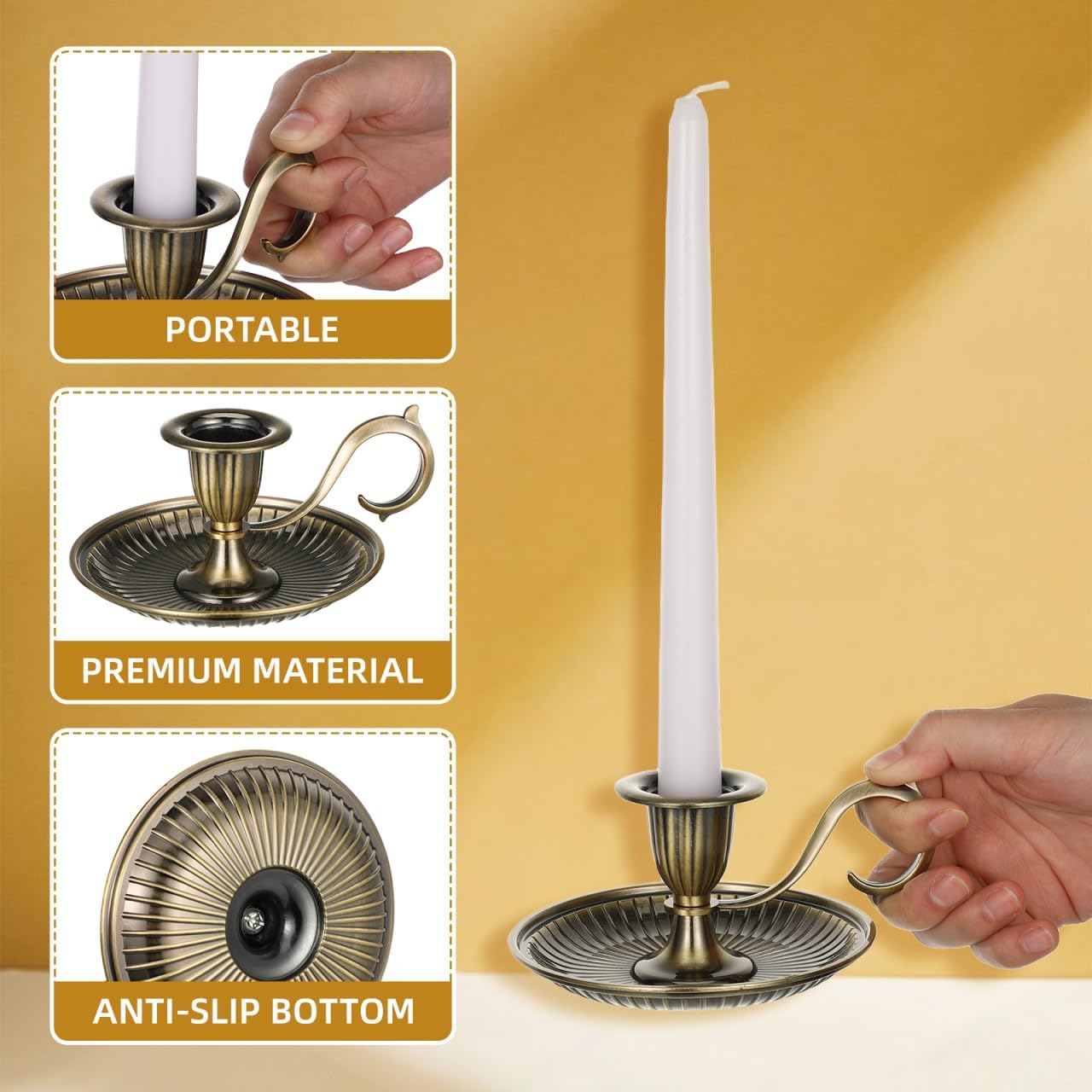 Handheld Candlestick Holder
