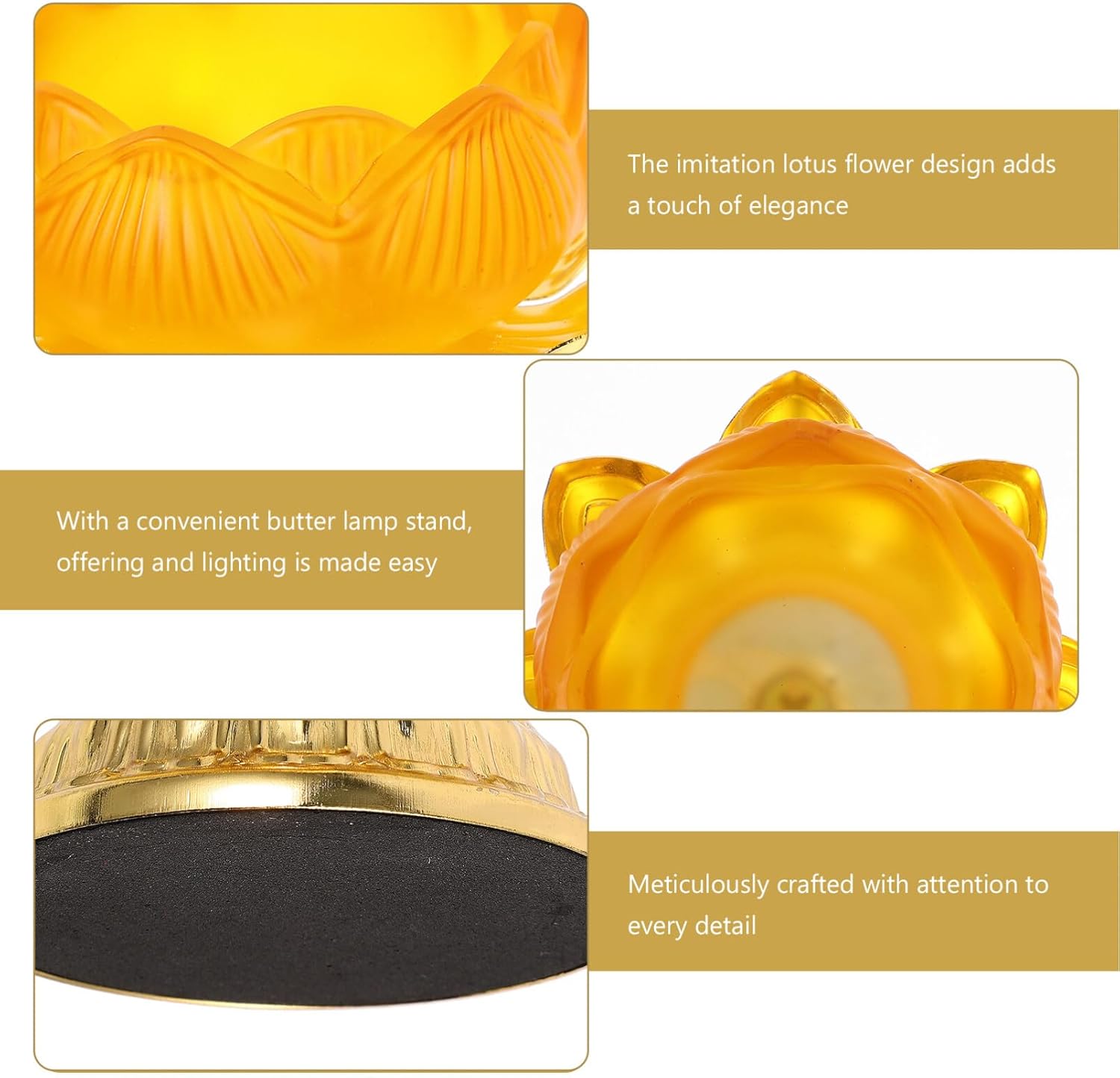 Elegant Buddhist Candle Holder