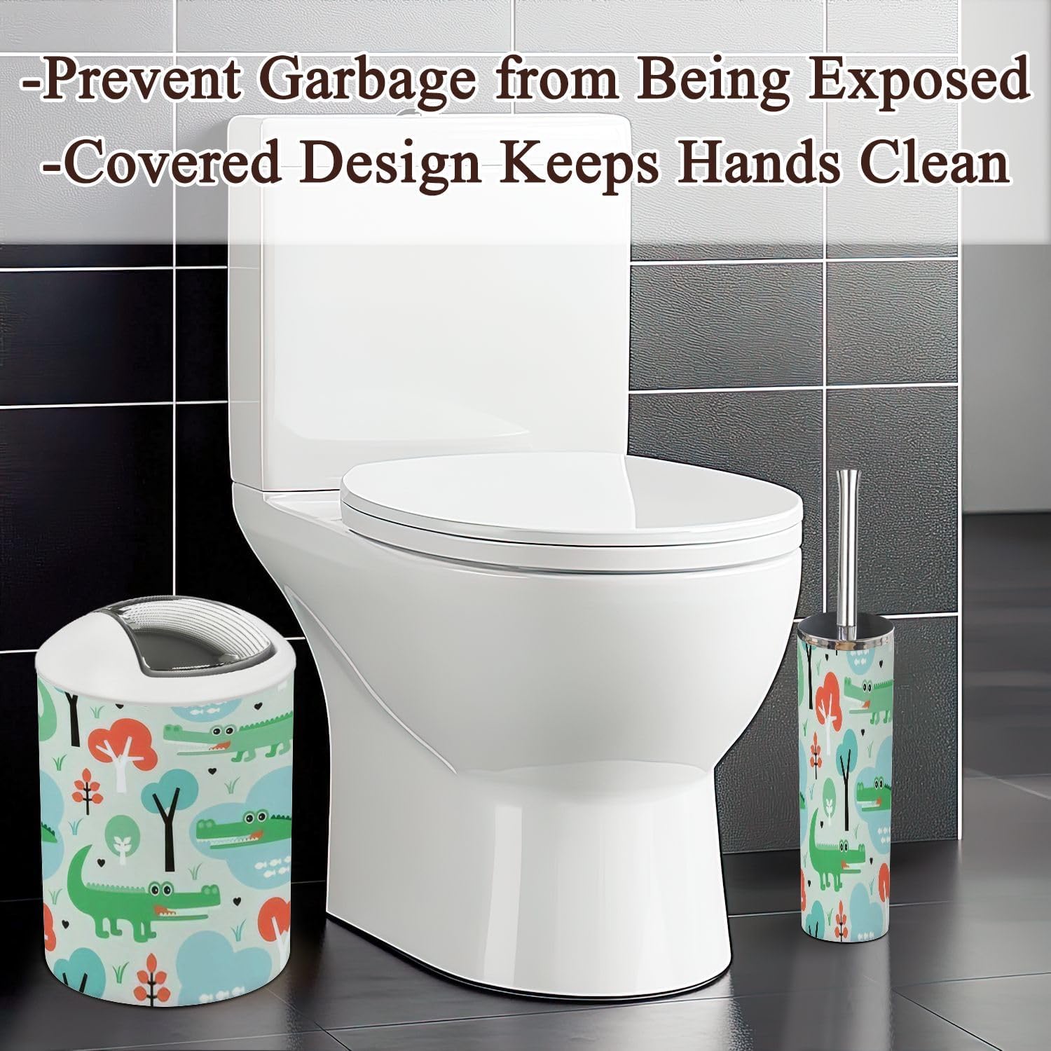 JBNJANKDAV Seamless 6-Piece Bathroom Accessories Set
