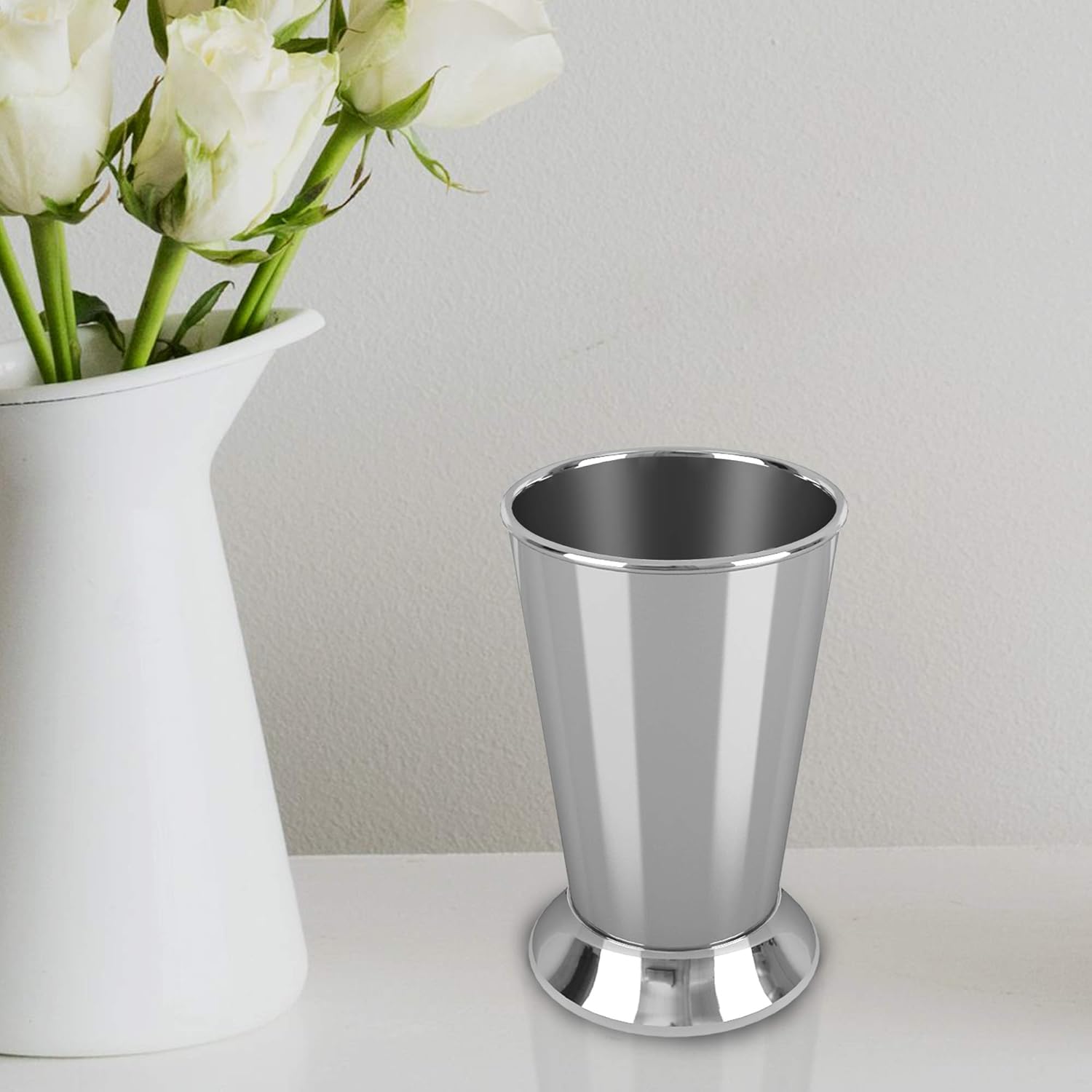 Elegant bathroom holder stylish tumbler for water and mouthwash Madison Collection