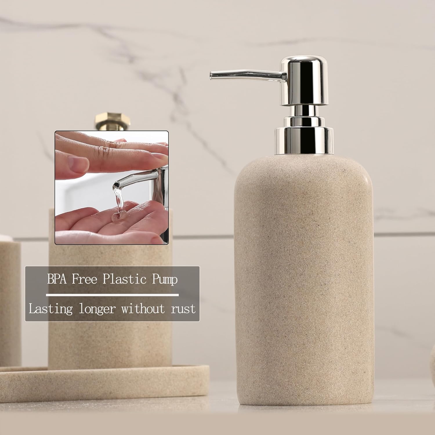 Haocoott 6-Piece Bathroom Accessory Set