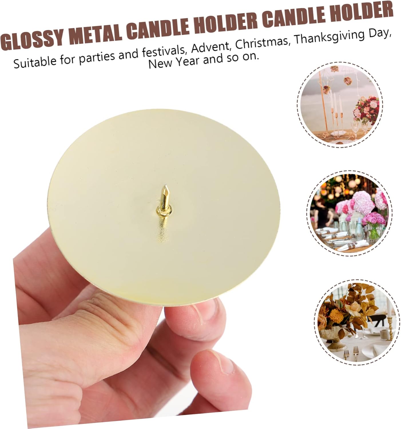 MAGICLULU Metal Candle Holders