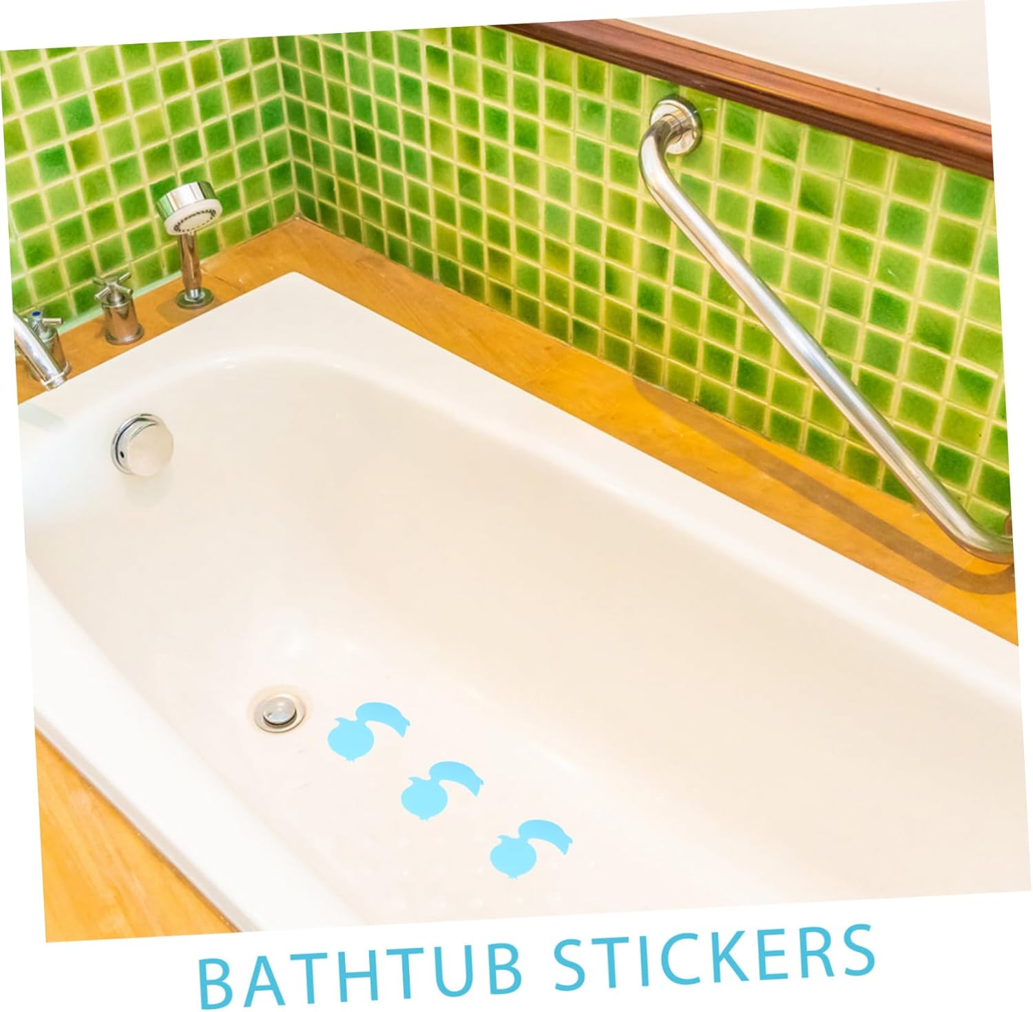 Zerodeko 12-Piece Non-Slip Bathtub Sticker Set