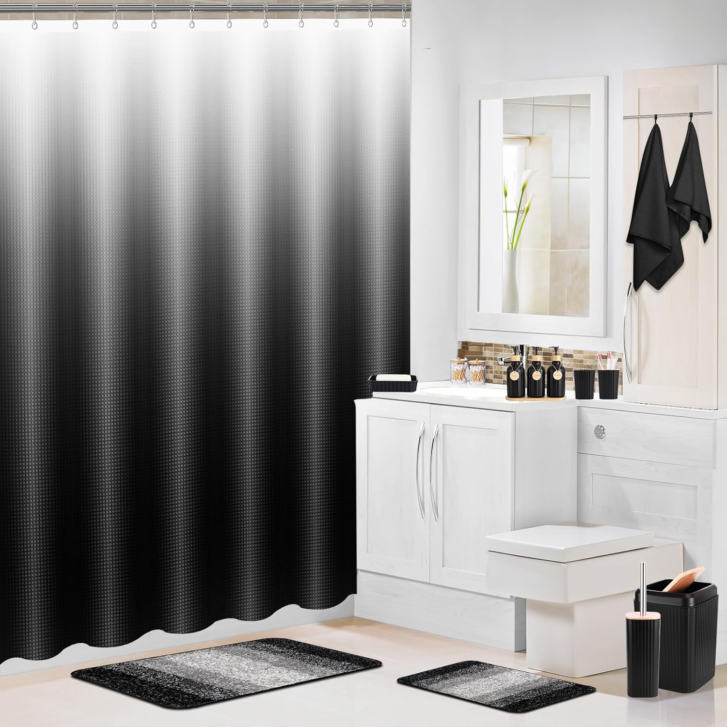 34-Piece Bathroom Accessory Set