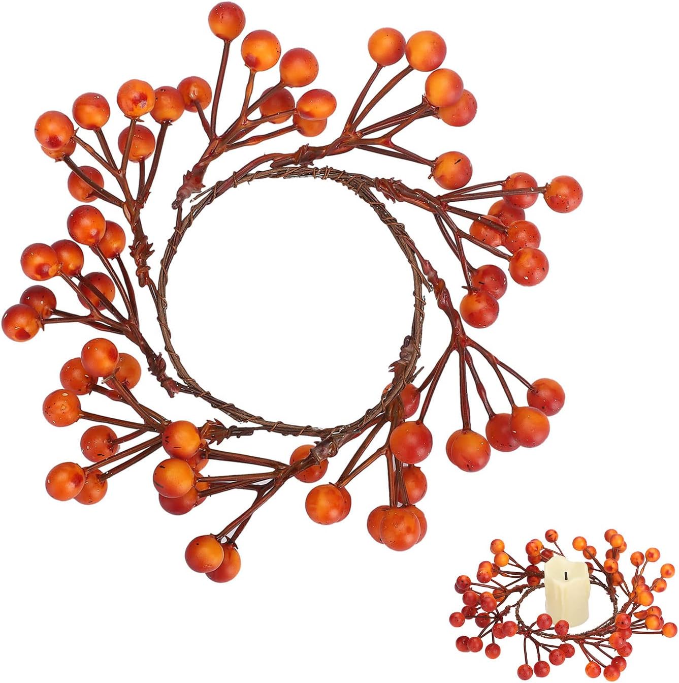 Elegant Fall Candle Rings