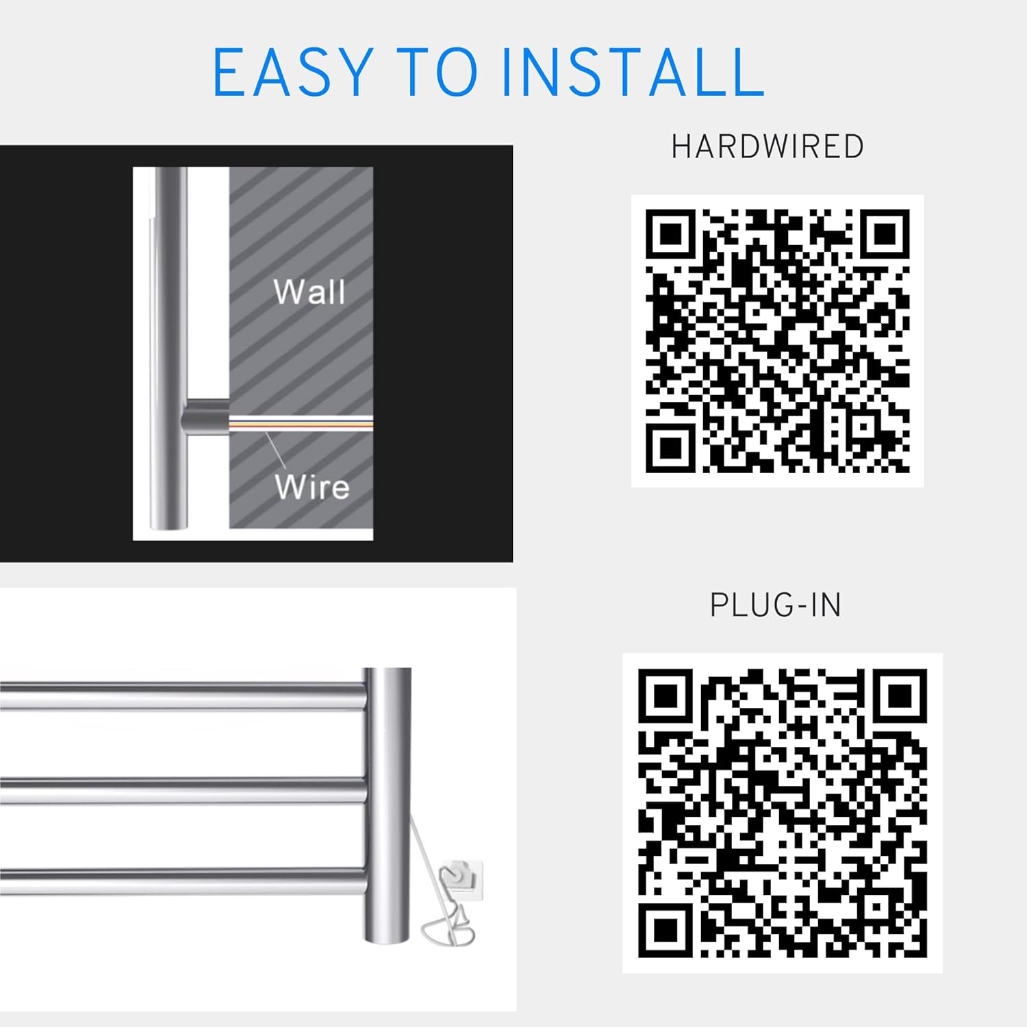 Stylish Wall-Mounted Towel Heater